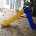 Ver mais imagens de Escorregador Infantil 4 Degraus Xalingo Playground para Criança Master Amarelo Grande