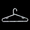 Ver imagem 2 de Cabide Acrilico Fino Cristal 50 Unidades