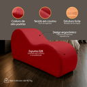 Ver imagem 3 de Poltrona Cadeira Tantra Exótica Vênus Corino:Vermelho
