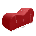 Ver imagem 4 de Poltrona Cadeira Tantra Exótica Vênus Corino:Vermelho