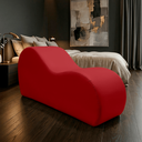 Ver imagem 1 de Poltrona Cadeira Tantra Exótica Vênus Corino:Vermelho