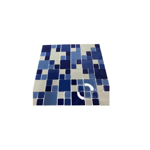 Pastilhas de Vidro 2,3 X 2,3 e 4,8 X 4,8 La Bella Griffe - Azul