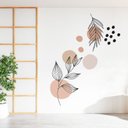 Ver imagem 2 de Adesivo Decorativo Parede Folhagem Abstrata 90x36cm