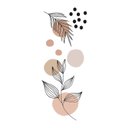 Ver imagem 1 de Adesivo Decorativo Parede Folhagem Abstrata 90x36cm