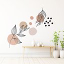 Ver imagem 3 de Adesivo Decorativo Parede Folhagem Abstrata 90x36cm