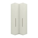 Ver imagem 1 de Guarda Roupa Modulado Canto 2 Portas Seletto Areia