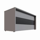 Ver imagem 2 de Balcão de Atendimento Reto 150 cm Recepção Baixo F5 Office