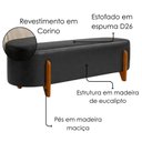 Ver imagem 4 de Puff Recamier Organico Imperial 160 cm Corino Preto Impo