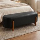 Ver imagem 2 de Puff Recamier Organico Imperial 160 cm Corino Preto Impo