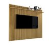 Painel Ripado Para TV até 75 Polegadas Venus 1.8 x 1.8 Cumaru - Giga Móveis - 1
