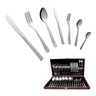 Conjunto Faqueiro Inox Maleta Estojo Talheres 42 Pçs Faca Garfo Colher Cozinha - 2