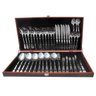Conjunto Faqueiro Inox Maleta Estojo Talheres 42 Pçs Faca Garfo Colher Cozinha - 3