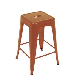 Banqueta Industrial Medium Laranja Mor - 1