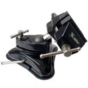 Ver imagem 3 de Mini Torno Morsa de Bancada 70mm com Base de Ventosa e Cabeça inclinável Giratória