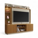 Ver imagem 2 de Home para Tvs 65" Atlanta Cinamomo e Off White Ripado Bechara