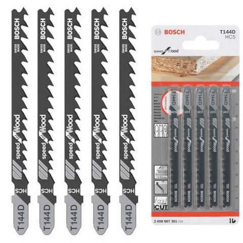 Lamina para Serra Tico Tico Bosch 05 Unid Fast CUT T144D