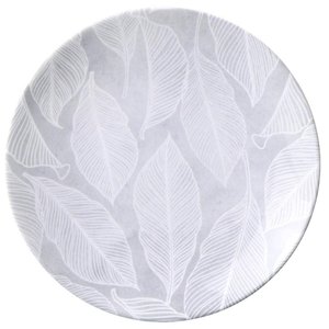 Prato de Sobremesa Arbo em Porcelana Decorada 19cm Tramontin