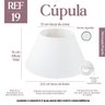 Cúpula Abajur Lumiaria Cônica 15x12x22cm Tecido Algodão Soquete Importado Ref 19 - 1