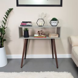 Aparador Balcão Módulo Decorativo Móvel Retro Multiuso C Prateleira para Sala Quarto Hall de - 2