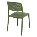 Ver imagem 4 de Cadeira Tramontina Serena Verde Oliva Empilhável em Polipropileno com Proteção Antimicrobiana