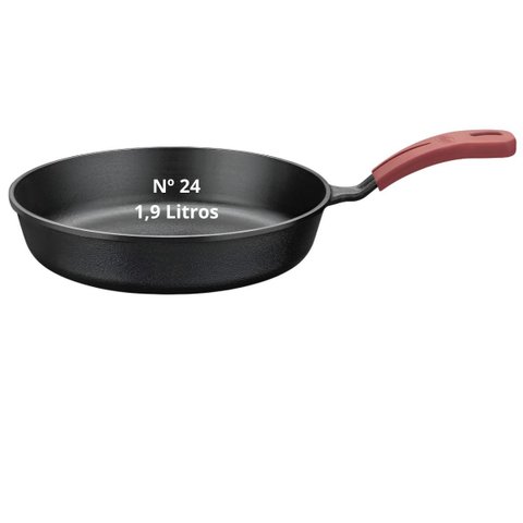 Frigideira Ferro Fundido Mta 1,9l Indução Forno Fogão