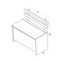 Ver imagem 3 de Caixa de Lenha Cl 001 Bco - Completa Móveis