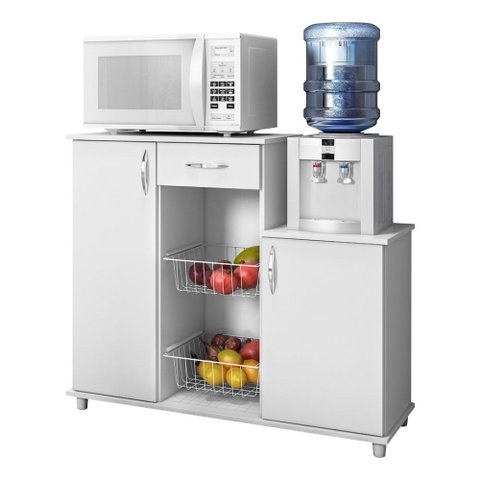 Fruteira Armário Balcão Multiuso Cozinha Diva Branco Notável