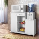 Ver imagem 1 de Fruteira Armário Balcão Multiuso Cozinha Diva Branco Notável