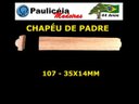 Ver imagem 2 de 5m Boiserie/Chapéu Padre/Rodameio Madeira 3,5x1,4cm 107 c/1m P. Mogno