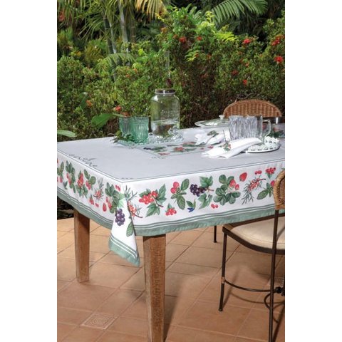 Toalha de Mesa Linha K Digital Morango 1,50x1,50M Kacyumara