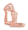 Ver imagem 2 de Kit Esculturas Yoga Rose em Porcelana 3 Pcs 11273 Mart