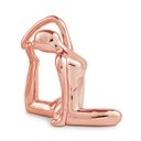 Ver imagem 2 de Kit Esculturas Yoga Rose em Porcelana 3 Pcs 11273 Mart