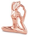Ver imagem 4 de Kit Esculturas Yoga Rose em Porcelana 3 Pcs 11273 Mart