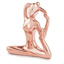 Ver imagem 4 de Kit Esculturas Yoga Rose em Porcelana 3 Pcs 11273 Mart