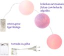Ver imagem 4 de Bolinhas de Luz Cormilu Led, À Pilha, 10 Bolas, 1.5m, (rosa e Lilás)