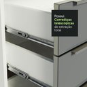 Ver imagem 4 de Cozinha Completa Lux com Armário 6 Portas 5 Gavetas Branco
