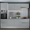 Ver imagem 2 de Cozinha Completa Lux com Armário 6 Portas 5 Gavetas Branco