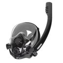 Ver imagem 1 de Mascara de Mergulho Cilindro Oxigenio Snorkel Oculos Manometro Full Face Anti Embaçamento Nataçao Su