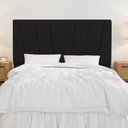 Ver imagem 2 de Cabeceira King 1,95m Italia Veludo - Pallazio Preto
