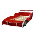 Ver imagem 3 de Cama Infantil Carro F1 090 100% MDF Vermelho