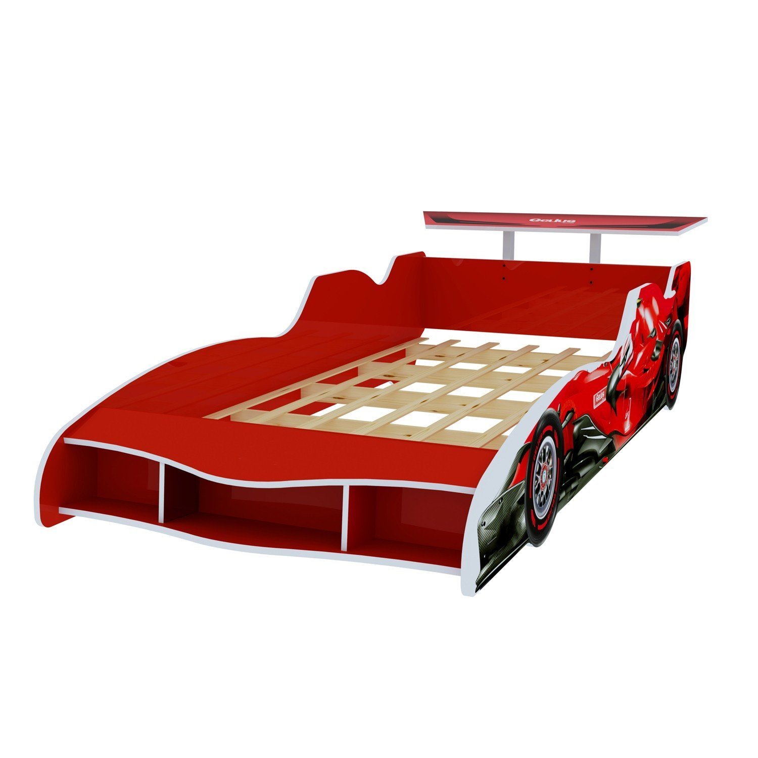 Cama Infantil Carro F1 090 Gelius Móveis - 3