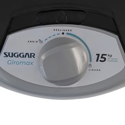 Centrifuga de Roupas Giromax 15 Kg Prata Suggar - 6