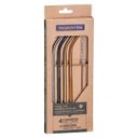 Ver imagem 1 de Jogo de Canudos Aço Color Inox + Escova Tramontina