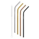 Ver imagem 2 de Jogo de Canudos Aço Color Inox + Escova Tramontina