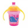 Copo Treinamento Decorado Bico Macio 207ml +6m Rosa Munchkin - 1