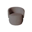 Ver imagem 4 de Kit Namoradeira + Poltrona Decorativa Beatriz Orgânica Bouclé Capuccino