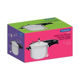 Panela de Pressão Allegra em Aço Inox Fundo Triplo 22cm 6l Tramontina - 2