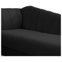 Ver mais imagens de Diva Recamier Vanessa 160cm Lado Direito Suede Doce Sonho Móveis Preto