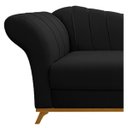 Ver imagem 7 de Diva Recamier Vanessa 160cm Lado Direito Suede Doce Sonho Móveis Preto