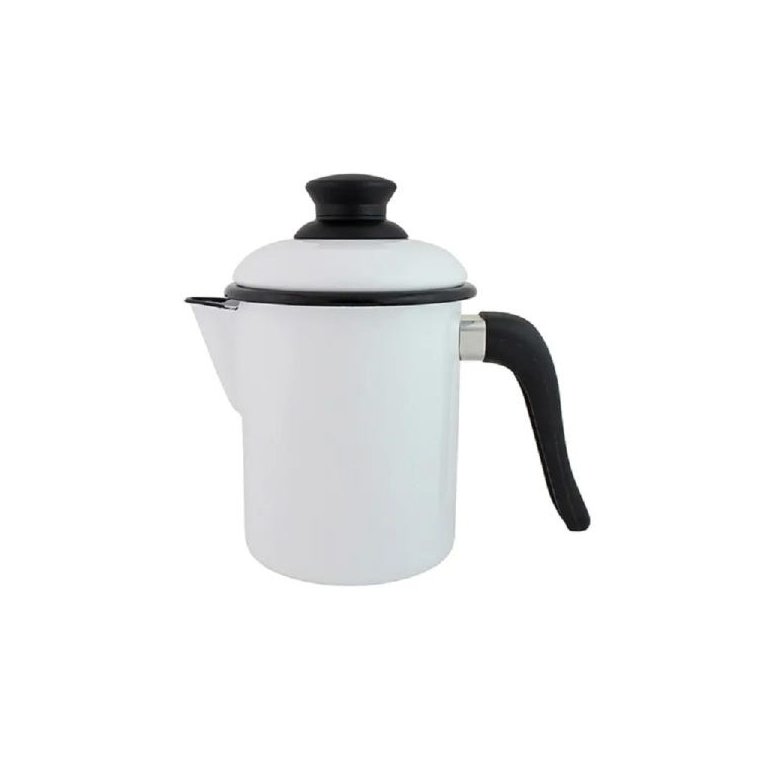 Leiteira de qualidade em Agata - 900 ml - Branca - Ewel